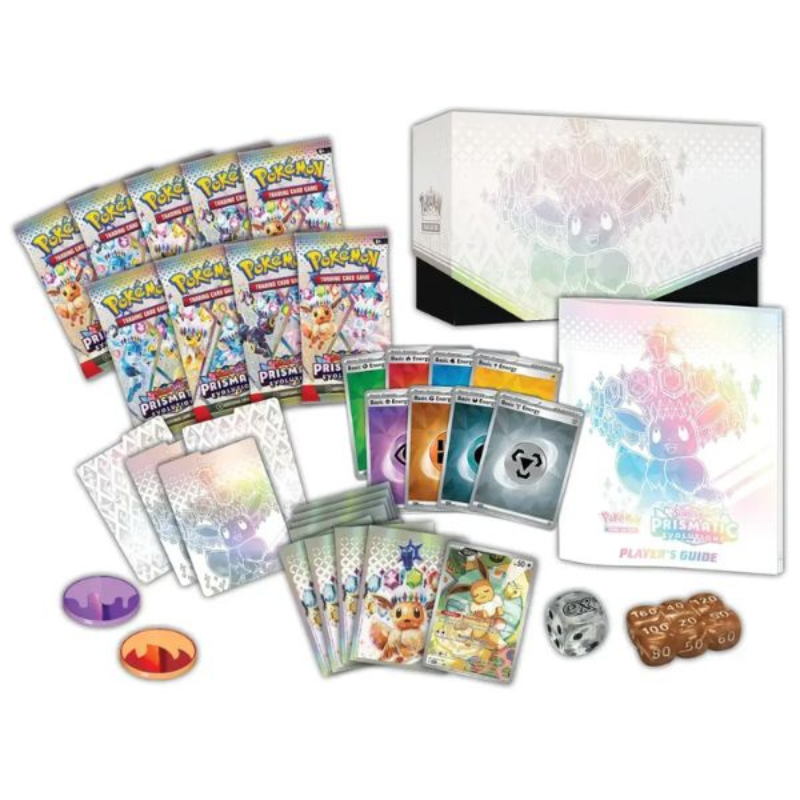 Elite Trainer Box de Prismatic Evolutions | Inglés - Una Carta Más