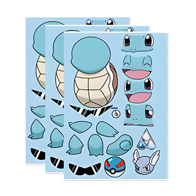 Diseña tu Pokémon de pegatinas (varios modelos)
