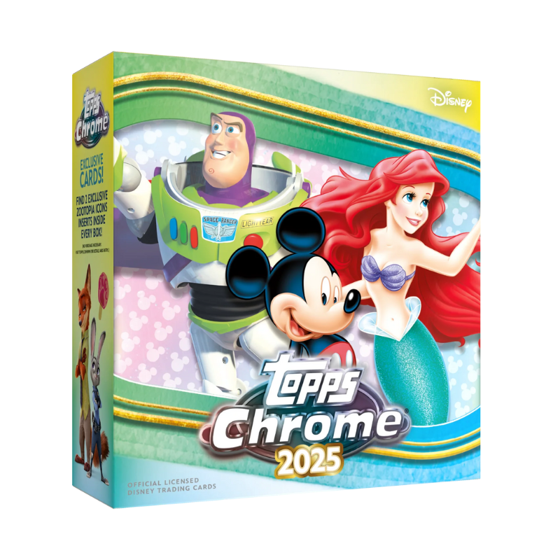 Topps Chrome Disney 2025 - (15 Sobres) | Inglés - Una Carta Más