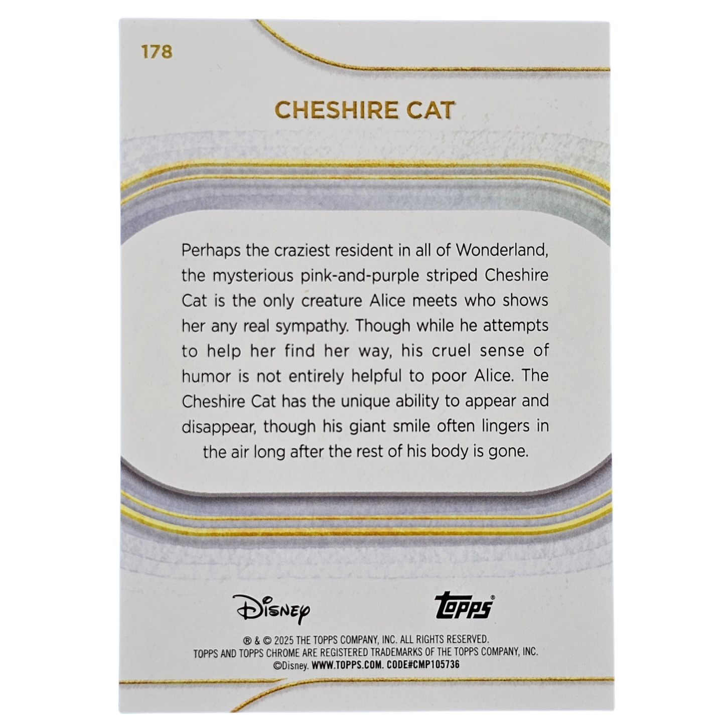 Cheshire Cat #178 | Ed. Limitada 3/5 | Inglés - Una Carta Más