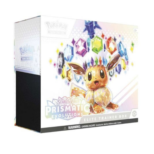 Elite Trainer Box de Prismatic Evolutions | Inglés - Una Carta Más