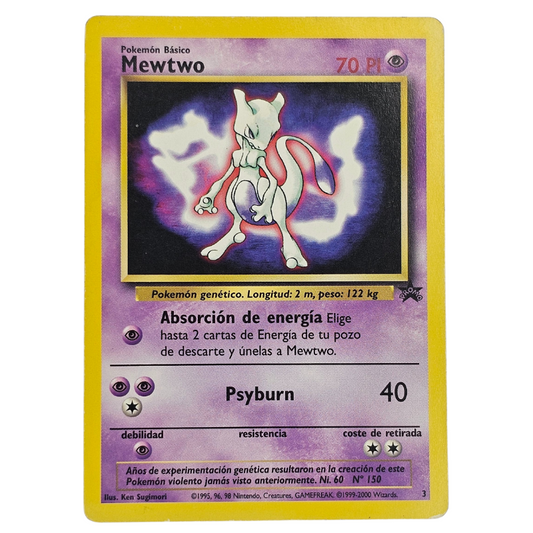 Mewtwo #3 Promo | Español (Año 1999) - Una Carta Más