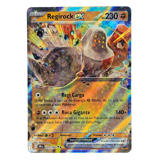 Regirock EX #101 | Inglés - Una Carta Más