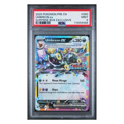 Umbreon EX [Stamped] #60 | PSA 9  | Inglés