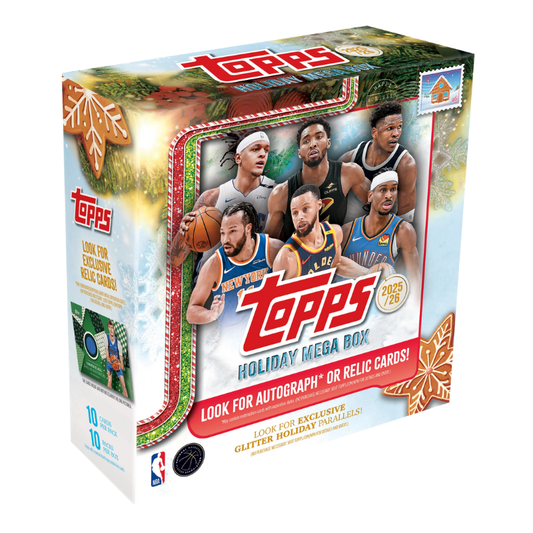 Topps NBA Basketball 2025/26 | Holiday Mega Box (10 Sobres) | Inglés