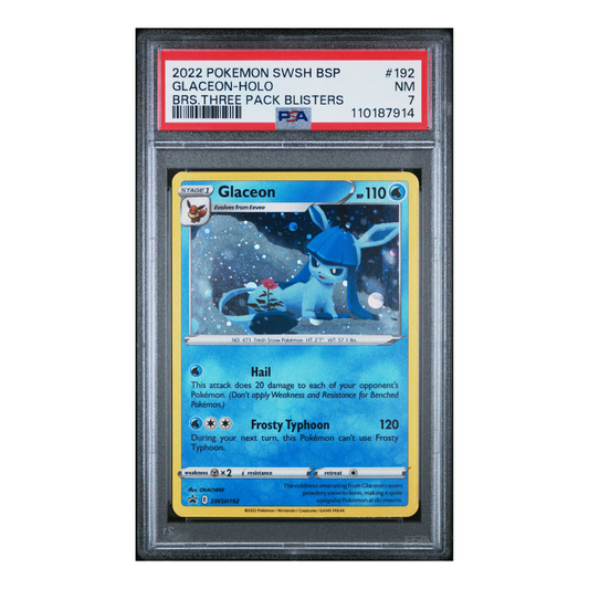 Glaceon [Holo] #SWSH192 | PSA 7  | Inglés