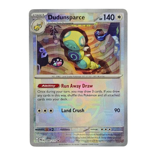 Dudunsparce [Poke Ball] #80 | Inglés - Una Carta Más