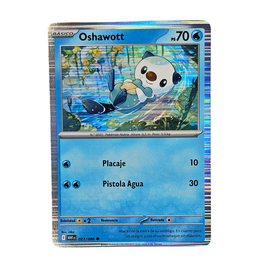 Oshawott [Poster Holo] #21 | Español - Una Carta Más