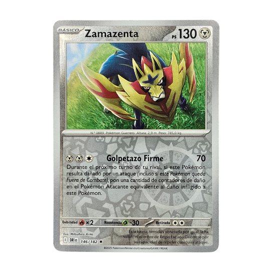 Zamazenta [Reverse Holo] #146 | Español - Una Carta Más
