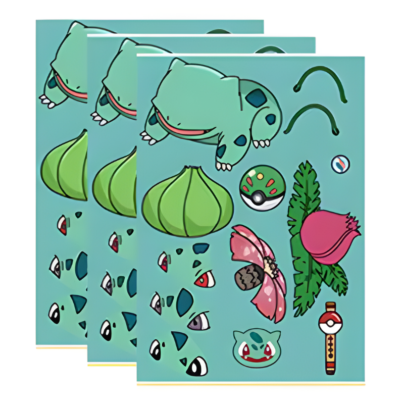 Diseña tu Pokémon de pegatinas (varios modelos)