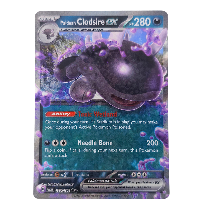 Paldean Clodsire EX #130 | English