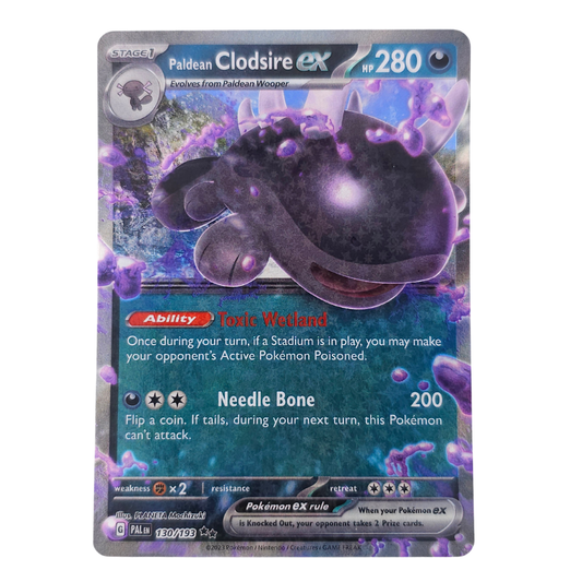 Paldean Clodsire EX #130 | English