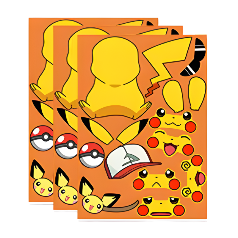 Diseña tu Pokémon de pegatinas (varios modelos)