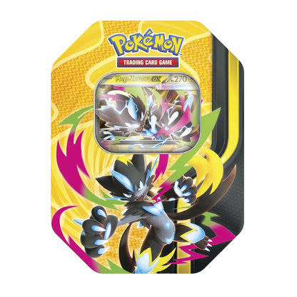 Latas Mega Dragonite-EX, Mega Darkrai-EX y Mega Zeraora-EX | Español