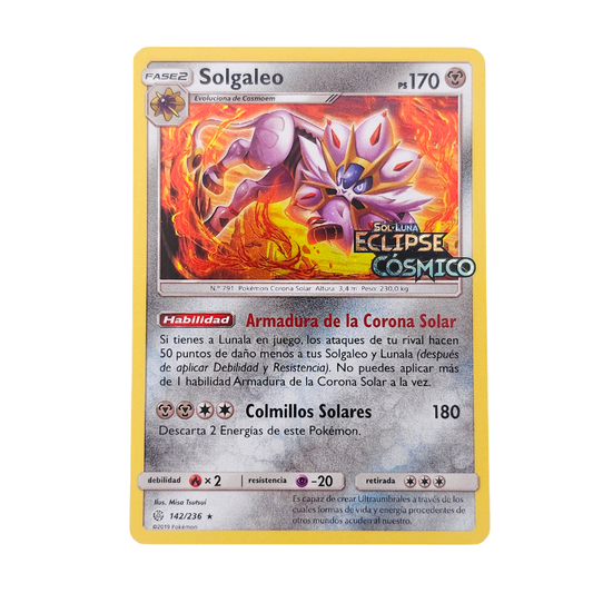 Solgaleo [Stamped] #142 | Cosmic Eclipse 2019 | Spanish