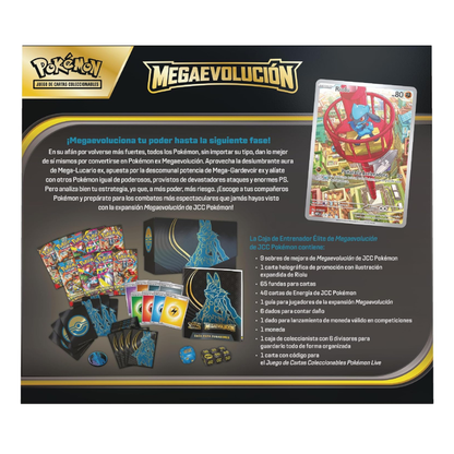Elite Trainer Box de MegaEvoluciones de Lucario | Español - Una Carta Más