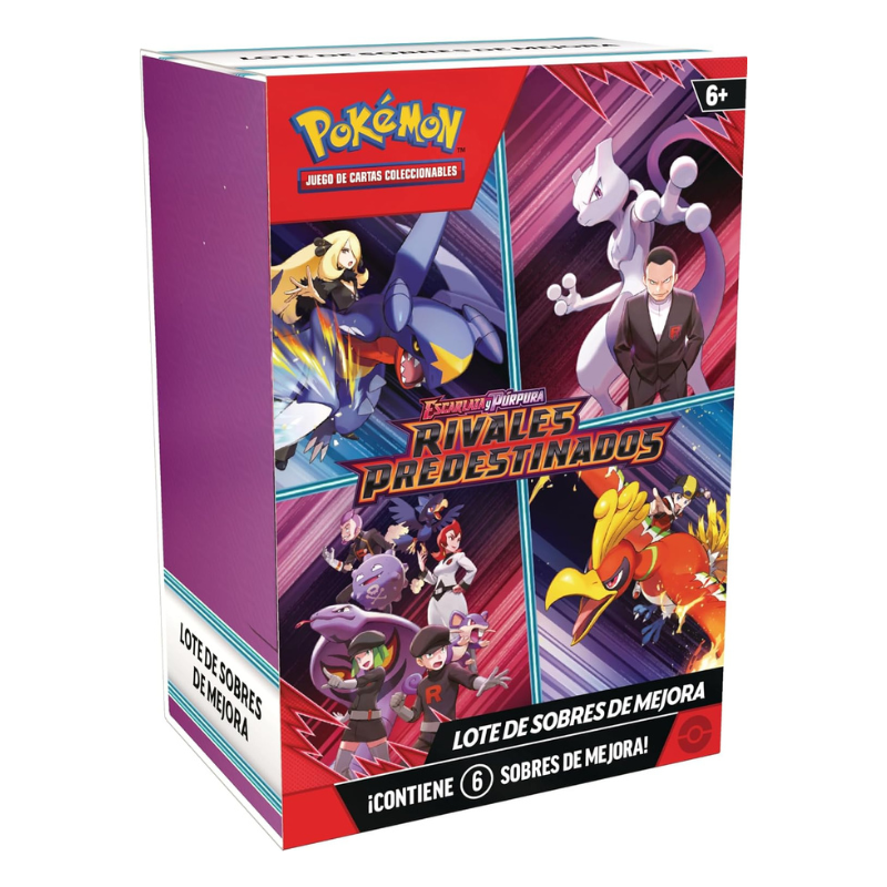 Booster Bundle de Escarlata y Púrpura | Rivales Predestinados (6 Sobres de Mejora) | Español - Una Carta Más