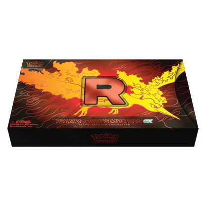Ultra Premium Team Rocket’s Moltres EX | Español - Una Carta Más