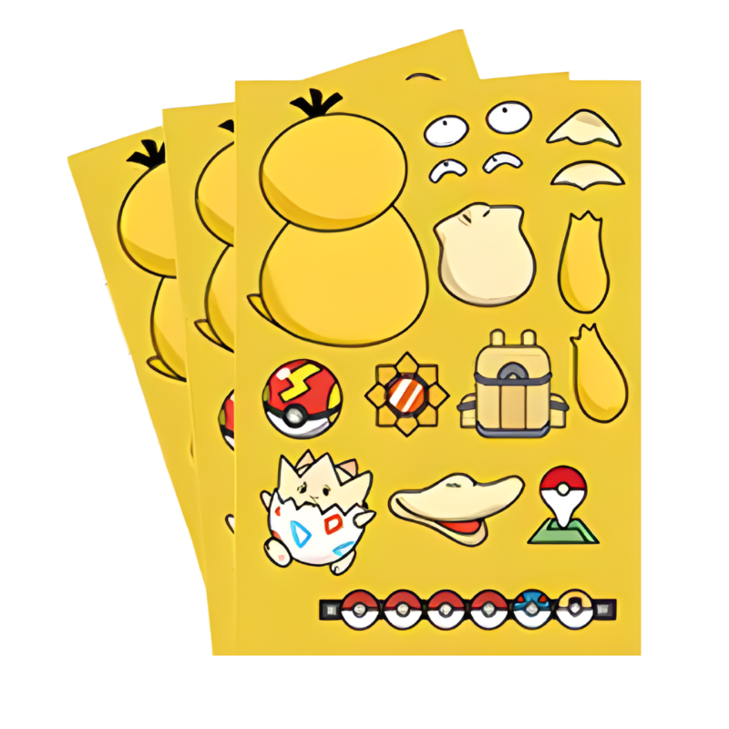 Diseña tu Pokémon de pegatinas (varios modelos)