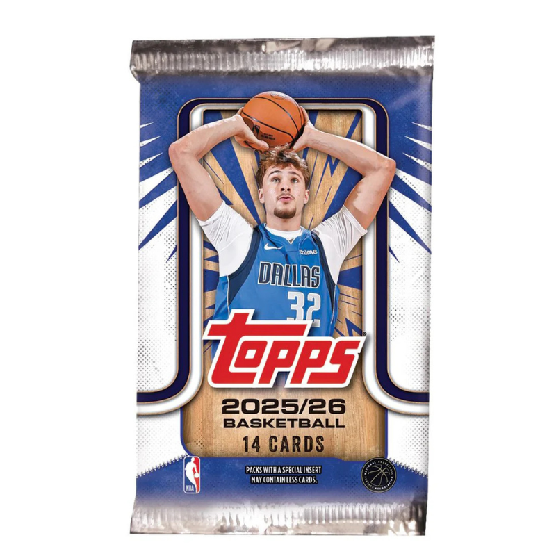 Topps NBA Basketball 2025/26 | Mega Box (16 Sobres) | Inglés
