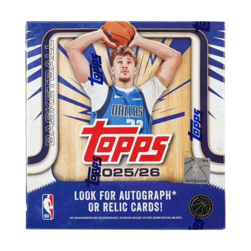Topps NBA Basketball 2025/26 | Mega Box (16 Sobres) | Inglés