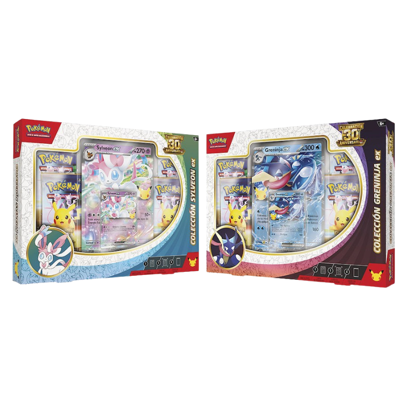 Caja EX Sylveon ó Greninja 30 Aniversario | Español