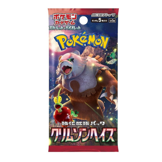Booster Pack Scarlet & Violet Crimson Haze | Japonés - Una Carta Más