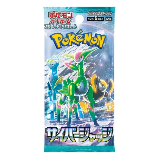 Booster Pack Scarlet & Violet Cyber Judge | Japonés - Una Carta Más