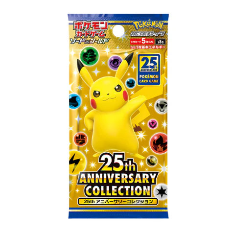 Booster Pack 25.º aniversario de Pokémon | Japonés - Una Carta Más