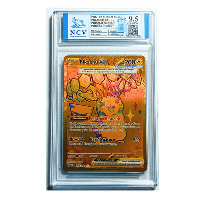 Pikachu EX #179 | NCV 9,5 | Español
