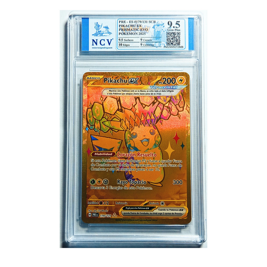 Pikachu EX #179 | NCV 9,5 | Español