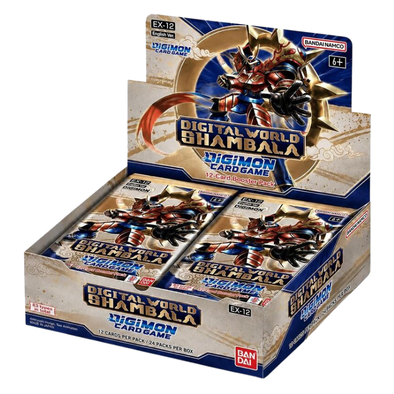 Digimon TCG - Digital World Shambala - Ex-12 Extra Booster Display (24 Sobres) | Inglés