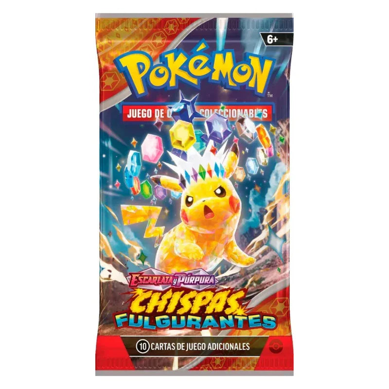 Booster Pack pokémon chispas fulgurantes español